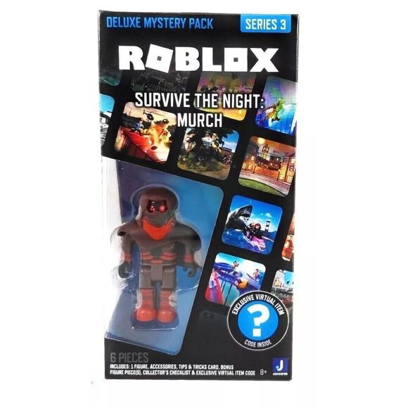 Roblox Deluxe Mystery Pack Series‎ 3 Survive the Night: Murch & Virtual Item NIB - Picture 1 of 3